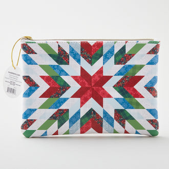 Patchwork Star Zipper Bag
