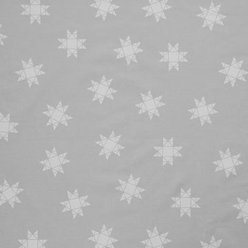 Missouri Star Quilt Backs - Tossed Missouri Star Medium Gray 110" Wide Backing Primary Image