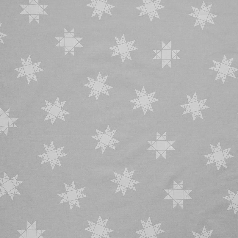 Missouri Star Quilt Backs - Tossed Missouri Star Medium Gray 110" Wide Backing Primary Image