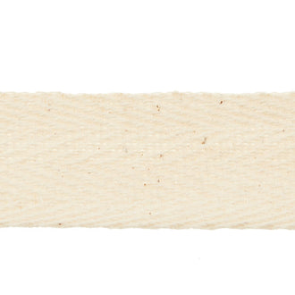 3/4" Cotton Twill Tape - Ivory