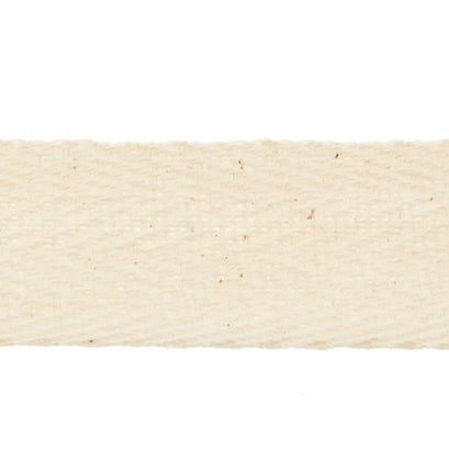3/4" Cotton Twill Tape - Ivory
