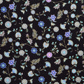 Empress - Small Metallic Medallions Black Yardage Primary Image