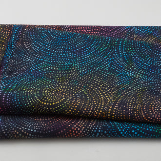 Tonga Batiks 108" Wide - Dotty Spiral Harmony 3 Yd Cut