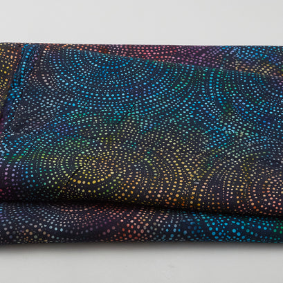 Tonga Batiks 108" Wide - Dotty Spiral Harmony 3 Yd Cut