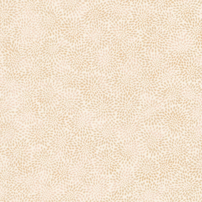Fusions Wide - Chrysanthemums Linen 108" Wide Backing