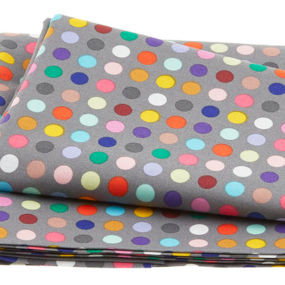 Never Enough Dots Favorites Medium Dots Grey 2 Yard Cut