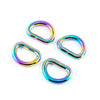 Emmaline 1/2" D-Rings - Set of Four Rainbow