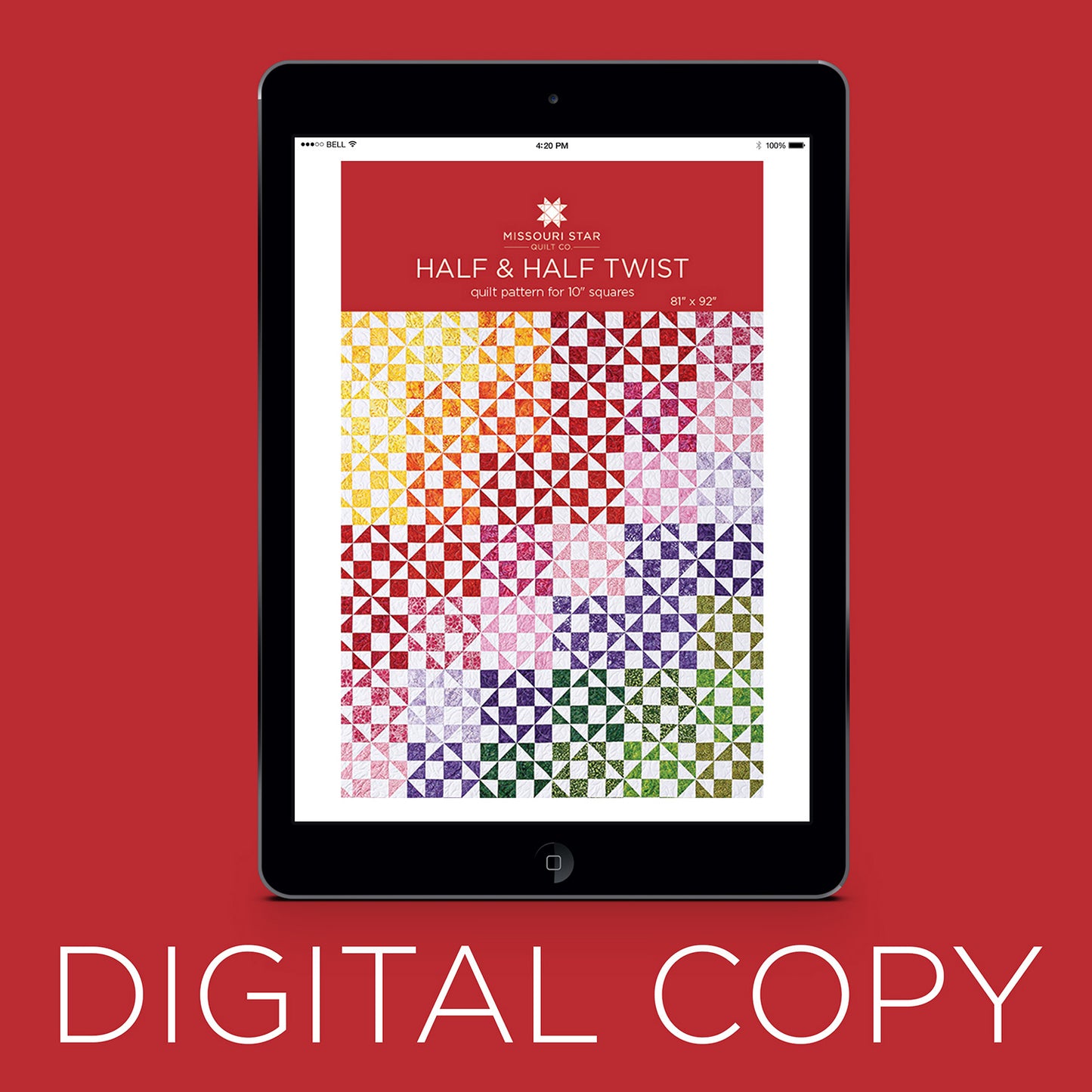 Digital Download - Half & Half Twist Quilt Pattern by Missouri Star Primary Image