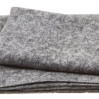 Life is Better on the Barn - Linear Floral Gray 2 Yard Cut