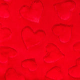 Luxe Cuddle® - Hearts Scarlet Yardage Primary Image