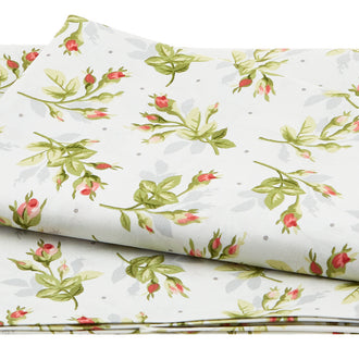 Heather Favorites - Rosebud Spray Grey 2 Yard Cut