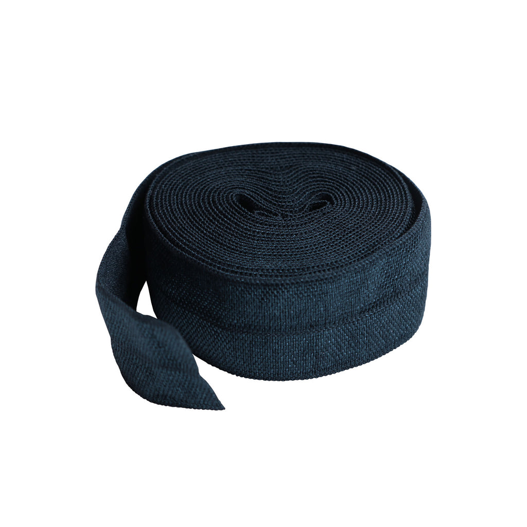 ByAnnie Fold-Over Elastic 20mm - 2 yards - Navy Primary Image