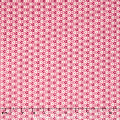 Soho Calicos - Pinks Circle Knot Pink Yardage