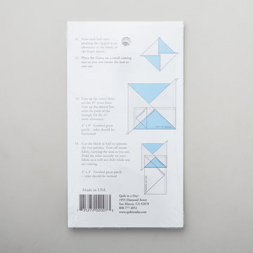 Large Flying Geese Ruler (4" X 8") Alternative View #2