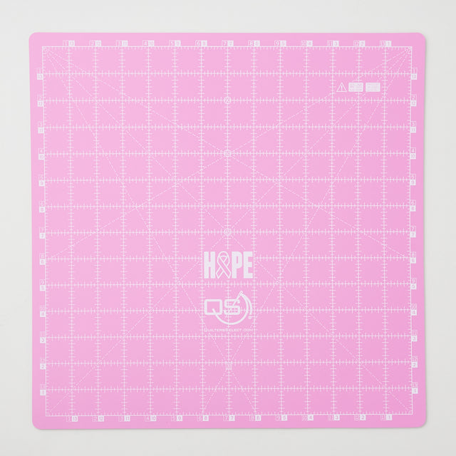 Quilters Select Pink Dual Side Cutting Mat 14" x 14"