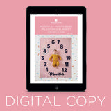 Digital Download - Month by Month Baby Milestones Blanket Pattern by Missouri Star Primary Image