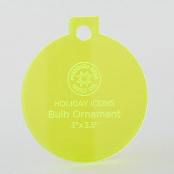 Missouri Star Nesting Christmas Bulb Template Alternative View #2