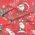Twas - Santa Main Red Yardage Alternative View #1