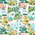 Ticket To The Zoo - Trail Map White Yardage Alternative View #1