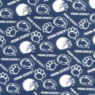 NCAA - Penn State Tone on Tone Navy Yardage Primary Image