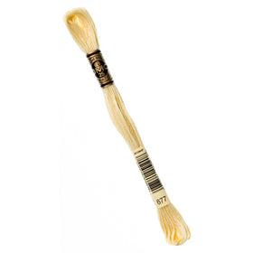 DMC Embroidery Floss - 677 Very Light Old Gold Primary Image