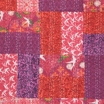 Kantha Cloth - Charmed Pomegranate Yardage