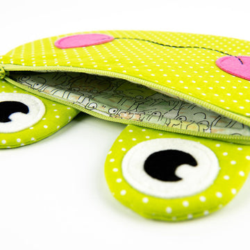 Digital Download - Frog Zippy Critter Pouch Pattern Alternative View #1