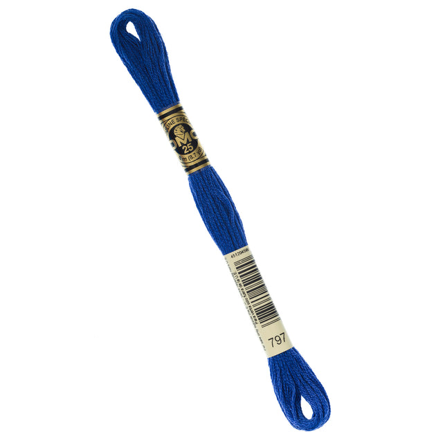 DMC Embroidery Floss - 797 Royal Blue Primary Image