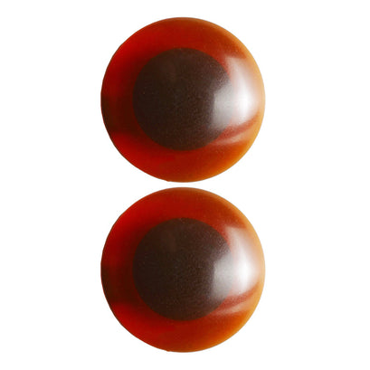 Eye Button - 11mm Brown