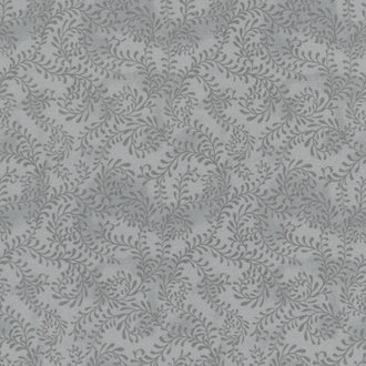 Wilmington Essentials - Swirling Leaves Dark Gray 108" Wide Backing Yardage
