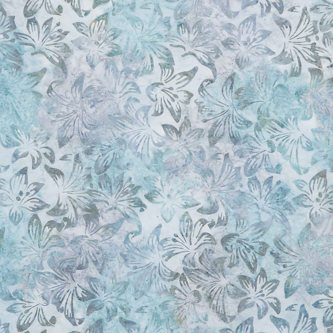 Artisan Batiks - Morning Mist Lilies Pond Yardage Primary Image