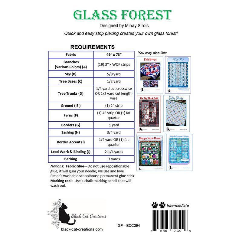 Glass Forest Quilt Pattern Alternative View #1