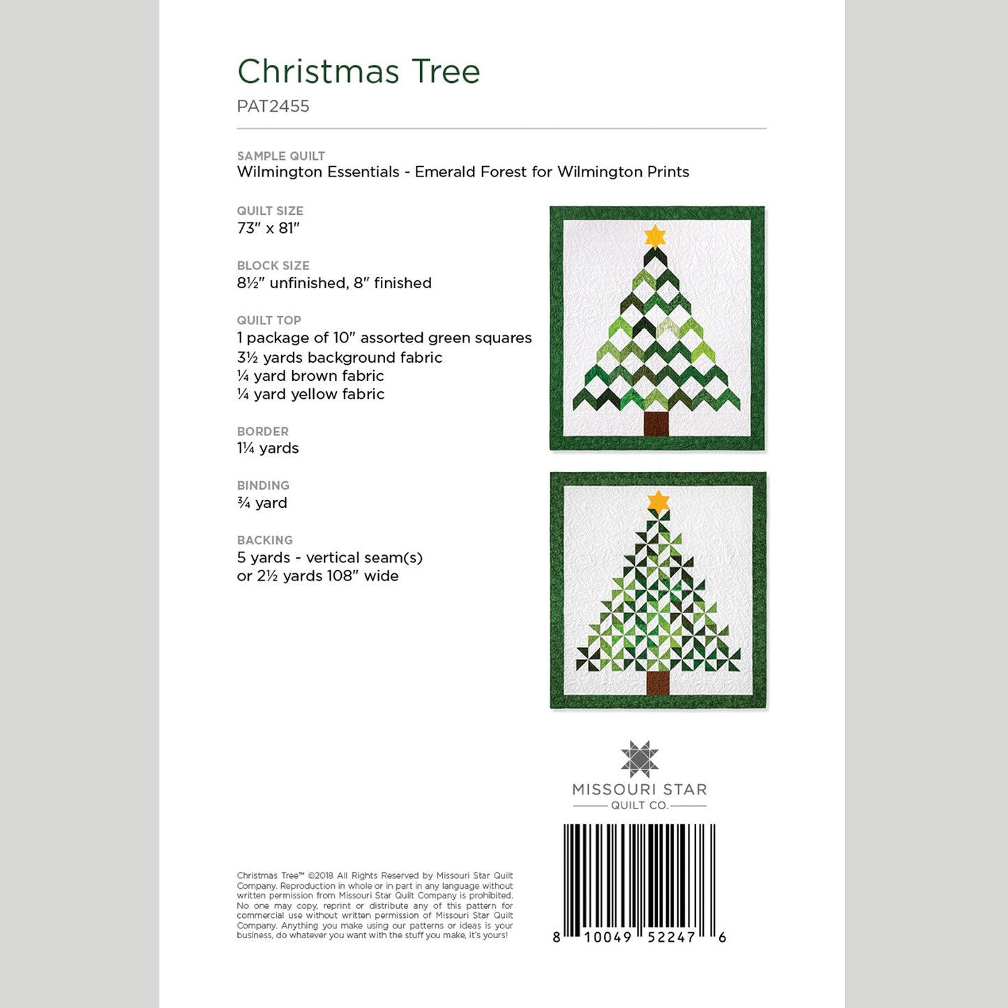 Digital Download - Christmas Tree Pattern by Missouri Star Alternative View #1