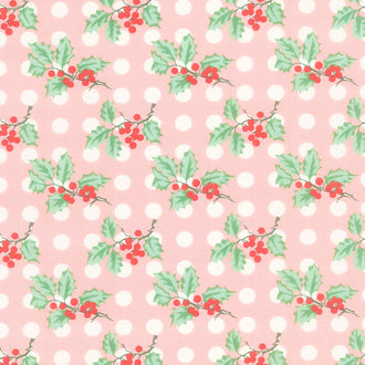 Holly Jolly - Holly Dot Cheeky Yardage