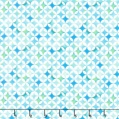 Summer Breeze - Tiles Teal Yardage