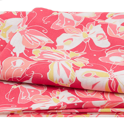 Dab of Jazz - Butterfly Pink Yellow 2 Yard Cut