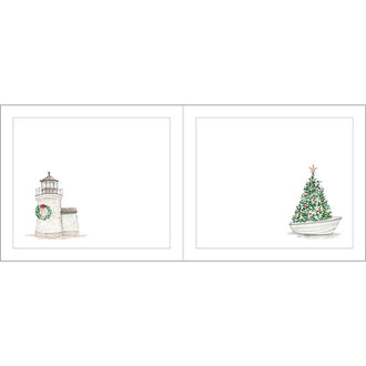Seaside Christmas Quilt Labels