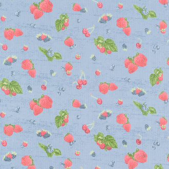Monthly Placemat Coordinate - June Berries Denim Yardage