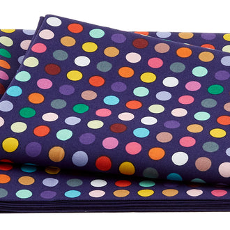 Never Enough Dots Favorites Medium Dots Navy 2 Yard Cut