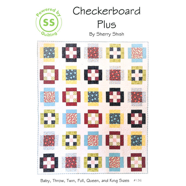 Checkerboard Plus Quilt Pattern Primary Image