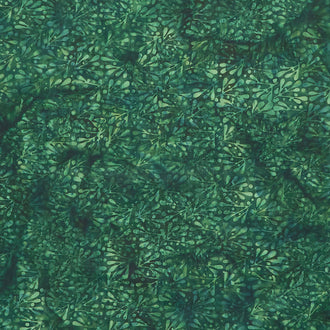 Holiday At Home Batiks - Mistletoe Green Pineneedle Yardage