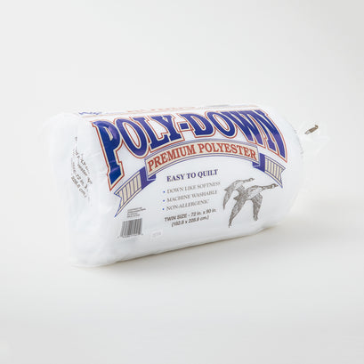 Hobbs Poly-Down Batting - Twin 72" x 90"