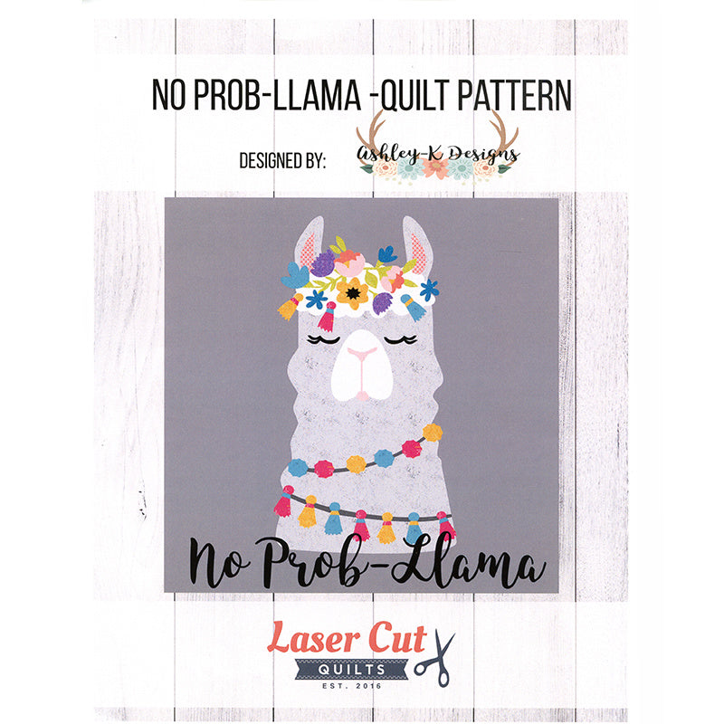 No Prob-Llama Quilt Pattern with Preprinted FlexiFuse Primary Image