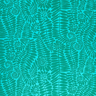 Kaffe Fassett Collective - August 2022 Fronds Green Yardage
