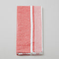 Tea Towel - Red & White Thick Stripe Alternative View #1