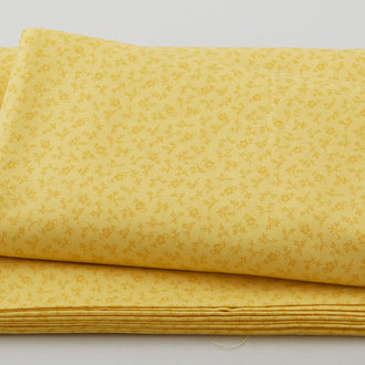 Rainbow Sampler - Flower Toss Yellow 3 Yard Cut