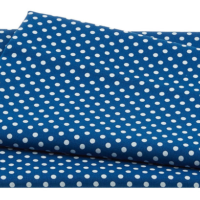 Afina - White Dot on Navy 2 Yard Cut