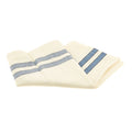 Cream Towel with Blue Stripes