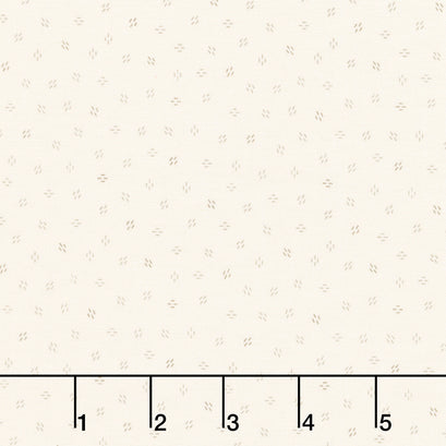 Quiet Grace - Little Lines Cream Yardage