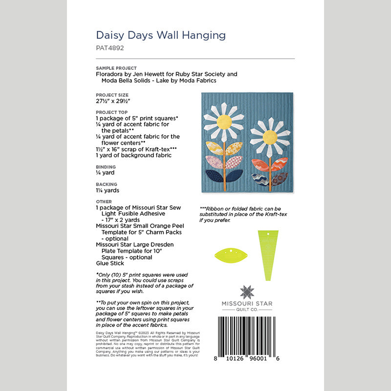 Digital Download - Daisy Days Wall Hanging by Missouri Star Alternative View #1
